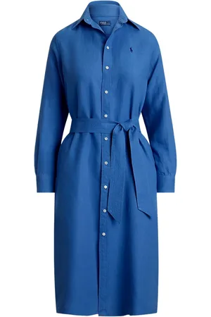 Ralph Lauren Vestido camisero con cinturón