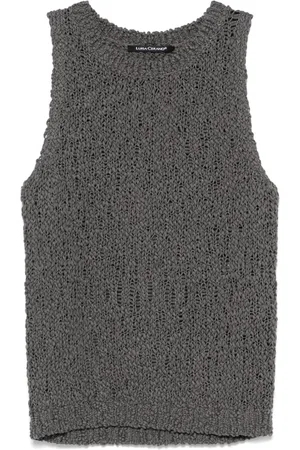 Luisa Cerano Top de punto en bouclé