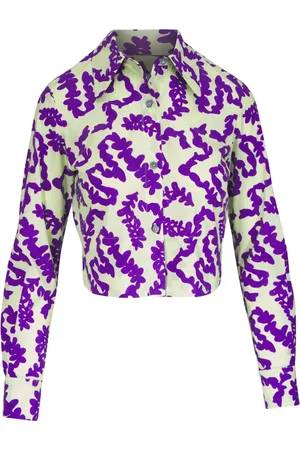 ODEEH Camisa corta con estampado floral