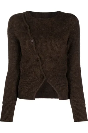Jacquemus Cardigan Le Maille Pau asimétrico