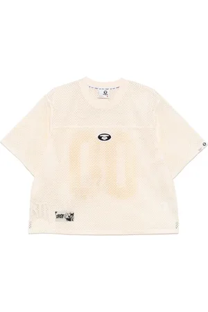 A Bathing Ape Playera con parche del logo