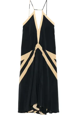 VOLANTIS Vestido midi de seda