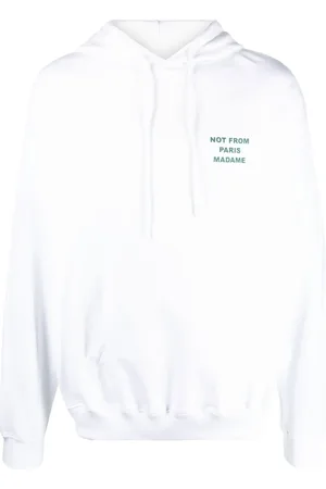 Drôle de Monsieur Hoodie con eslogan estampado