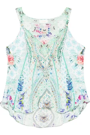 Camilla Camiseta con mostacillas
