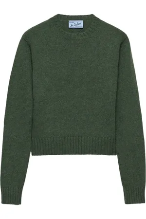 Prada Suéter Re-Cashmere de canalé
