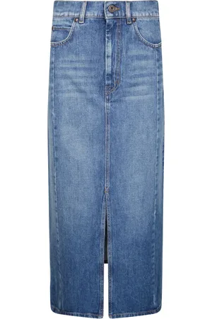 Max Mara Falda midi de algodón