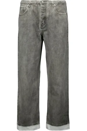 IRO Jeans rectos de mezcla de algodón