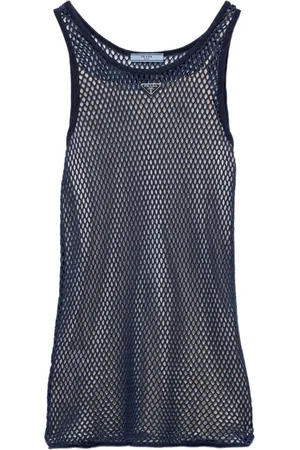 Prada Vestido corto de malla