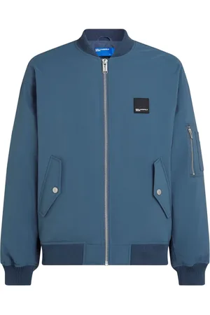 Karl Lagerfeld Chamarra bomber con cierre