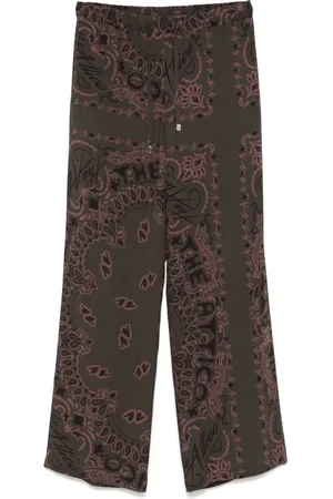 The Attico Pantalones con estampado de cachemira