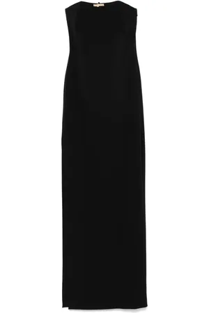 Elisabetta Franchi Vestido largo con detalle de joya