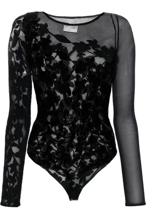 Wolford Body con aplique floral