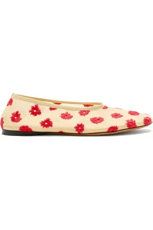 Proenza Schouler Flats con bordado floral