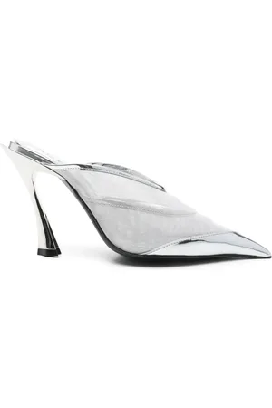 MUGLER Mules Fang con tacón de 95mm