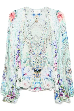 Camilla Blusa con cuello en V