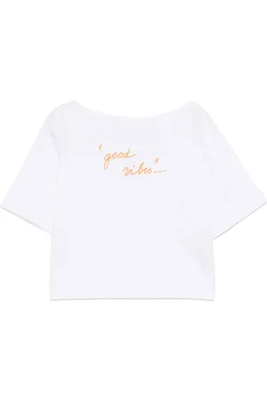 AGNÈS B. Playera con estampado gráfico
