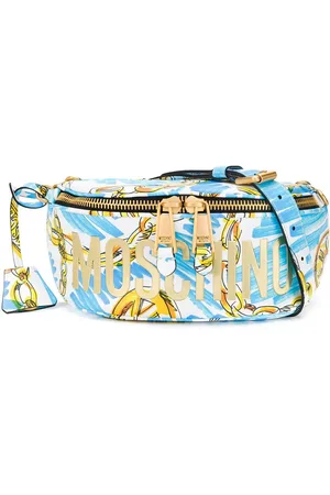 Moschino Cangurera con estampado de cadenas