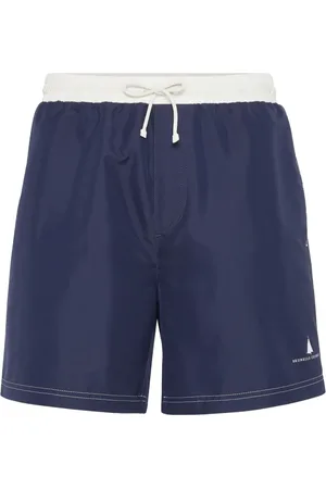 Brunello Cucinelli Bañador con logo estampado