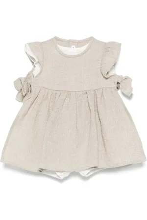Il gufo Vestido de lino