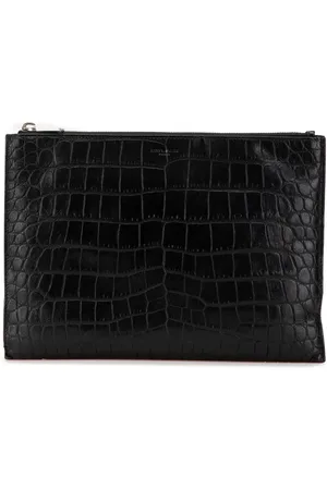 Saint Laurent Bolso de mano Croc Embossed 2016