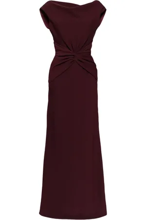Amsale Vestido con diseño retorcido