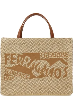 Salvatore Ferragamo Tote mediana con logo en relieve