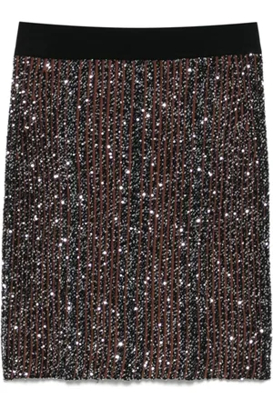 Missoni Falda corta bordada con lentejuelas