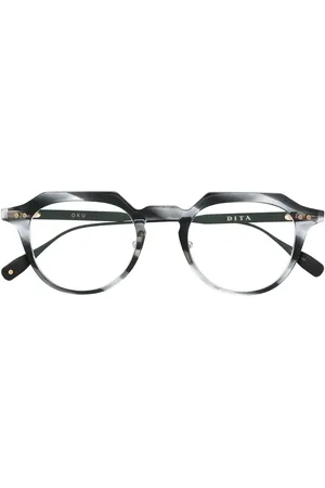 DITA EYEWEAR Lentes con armazónn redonda y efecto de remolino