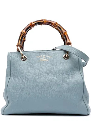 Gucci 2016-2024 Small Calfskin Bamboo Shopper satchel