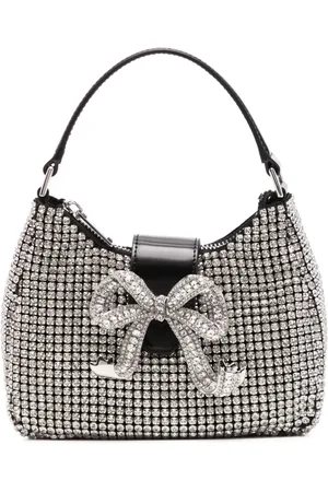 Self-Portrait Bolsa Diamante Crescent mini