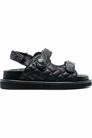 Kurt Geiger Sandalias capitonadas con cierre autoadherente