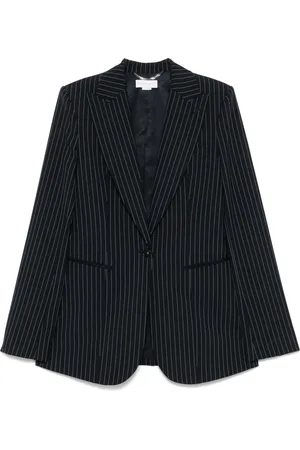 Stella McCartney Blazer con estampado de rayas diplomáticas