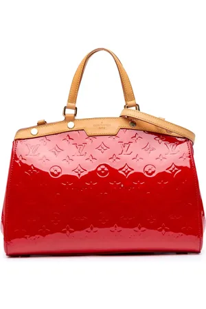 LOUIS VUITTON Bolso satchel Brea MM con lona Monogram Vernis 2014