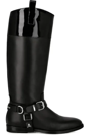 Philipp Plein Botas altas con hebilla