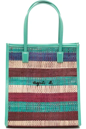 AGNÈS B. Tote de rafia