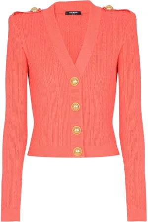 Balmain Cárdigan en tejido de ochos