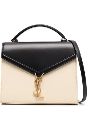Saint Laurent Tote Cassandra con diseño de dos tonos
