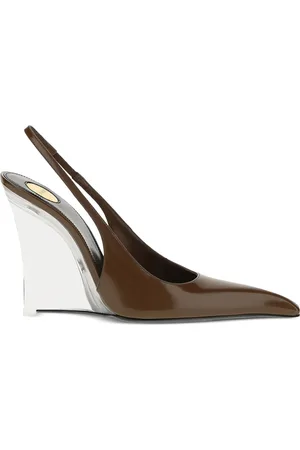 Saint Laurent Zapatillas Miller con tacón de 80mm