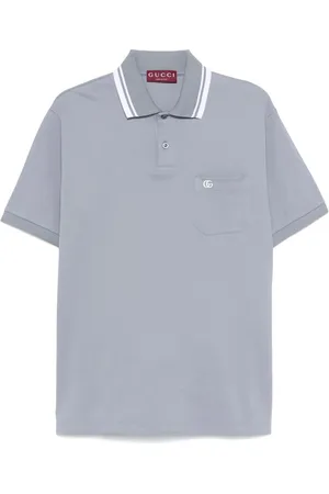 Gucci Playera tipo polo con logo bordado