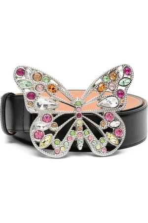 BLUMARINE Cinturón con hebilla de mariposa