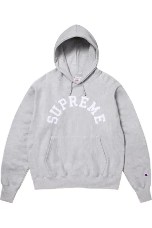 Supreme Hoodie con logo estampado en colaboración con Champion®