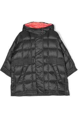 Moncler Abrigo capitonado con parche del logo
