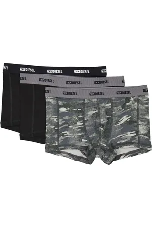 Diesel Pack de tres bóxeres con logo
