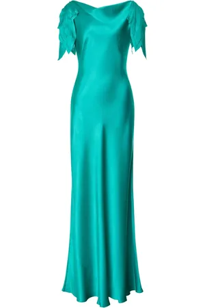 Alberta Ferretti Vestido largo de satén