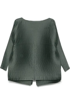 Issey Miyake Blusa con pliegues