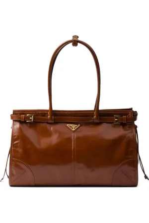 Prada Tote Bonnie grande de piel