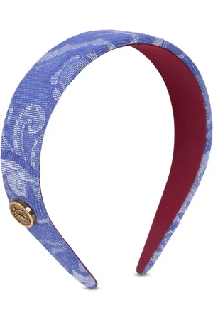 Etro Diadema de mezclilla en jacquard