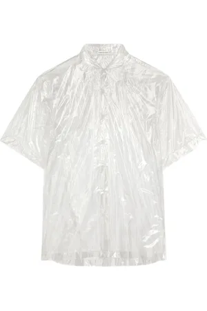 DRIES VAN NOTEN Camisa transparente manga corta