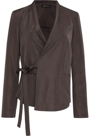 Uma Raquel Davidowicz Blazer con lazo en la cintura