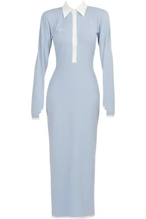 Rowen Rose Long-sleeves jersey midi dress